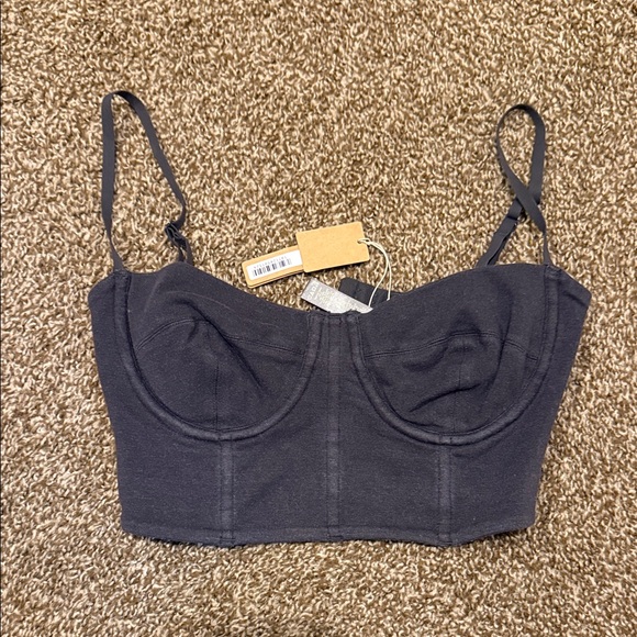 SKIMS Other - SKIMS Ash Outdoor Bustier Bra